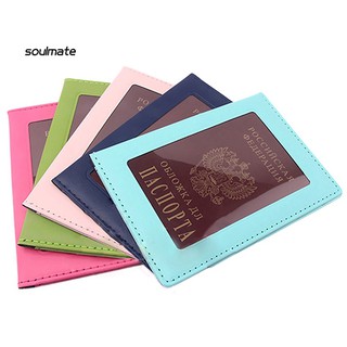 S_พร้อมส่ง เคส PVC ใส่หนังสือเดินทาง บัตรประชาชน เอกสาร แฟชั่น สําหรับเดินทาง