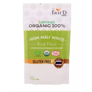 แฟร์ดี แป้งข้าวขาวหอมมะลิออร์แกนิค 226.8g.Fair D Organic White Jasmine Rice Flour 226.8g อาหาร ขนม