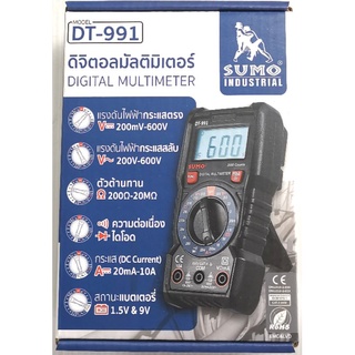 SUMO​ DT-991 ดิจิตอลมัลติมิเตอร์​ DIGITAL​ MULTIMETER