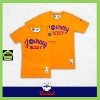 Beesy เสื้อคอกลม ชาย หญิง รุ่น baseball สีเหลือง