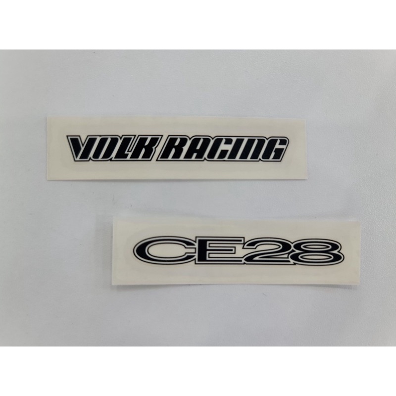 สติ๊กเกอร์ติดก้านล้อRays CE28N ของแท้จากญี่ปุ่น(1ชุดติดได้1ล้อ)