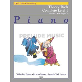 (โค้ดINCSM2Lลด70฿) Alfreds Basic Piano Library: Theory Book Complete 1 00-2235  (New)