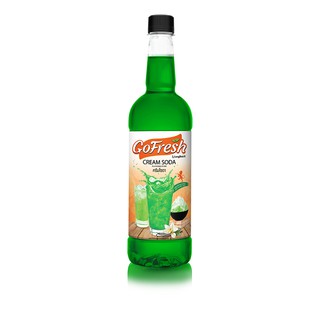 โกเฟรชไซรัปครีมโซดา ขนาด 740 มล. GoFresh Cream Soda Syrup size 740 ml.