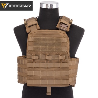 Idogear เสื้อกั๊กยุทธวิธี CPC เสื้อกั๊ก Molle Cherry Plate Carrier Combat Vest ของแท้ พร้อมแผ่น 2 ชิ้น คุณภาพสูง ไนลอน รุ่นหนัก เสื้อกั๊ก สีดํา สีน้ําตาลโคโยตี้ 3313