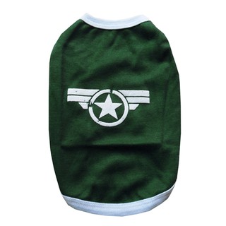 Dogacat เสื้อสุนัข เสื้อหมา เสื้อแมว air force (สีเขียว)