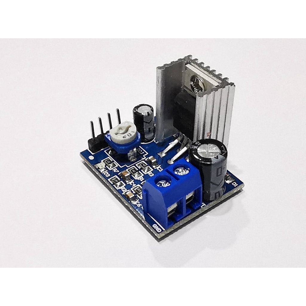 บอร์ดขยายเสียงโมโนจิ๋ว 18W. TDA2030A Supply 6-12Volt DC รูปที่ 6