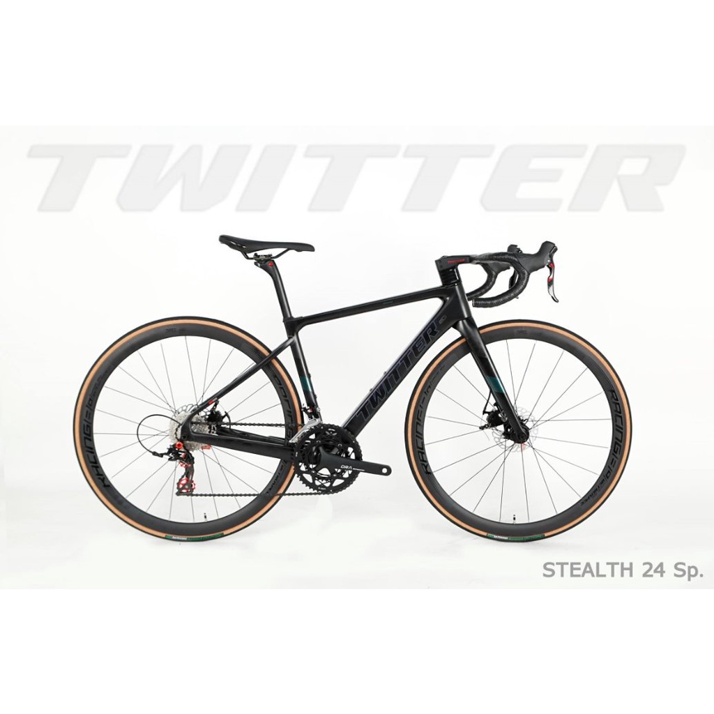 (ใช้โค๊ตลด1000)จักรยานเสือหมอบ Twitter Stealth RS 24sp. เฟรมคาบอน ล้ออลู ผ่อน 0% 10 เดือน