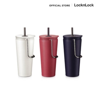 LocknLock - แก้วน้ำเก็บความร้อนเย็นพร้อมหลอด รุ่น LHC4268