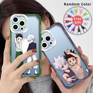 เคสซิลิโคนนิ่ม พิมพ์ลายอนิเมะ Hunter x Hunter สําหรับ iPhone 13 Pro Max 11 12 lphone SE 2022 7 8 Plus