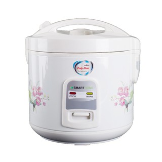 หม้อหุงข้าวอุ่นทิพย์ Smarthome NC-R14 1 ลิตร สีขาว Smarthome NC-R14 Smarthome Electric Rice Cooker NC-R14 1L White Smart