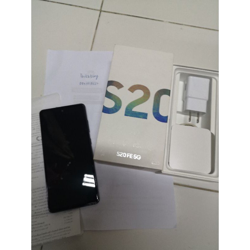 GALAXY S20 FE (8+128) CLOUD NAVY (5G) ประกัน 2 ปี หน้าจอแตก 1 ปีครับ ใช้งานสบายกายห่วง