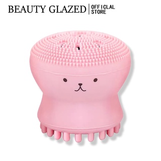 BEAUTY GLAZED  แปรงนวดหน้าและทำความสะอาดผิวหน้า / ซิลิโคนอ่อนนุ่ม / เครื่องมือทำความสะอาดรูขุมขนบนใบหน้า / แปรงซักหน้า Exfoliator