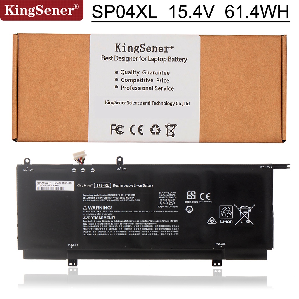 Batterie Pour Ordinateur Portable HP EliteBook X360 1040 G5/G6 - 7,7V 56Wh - Réf. BL04XL, HSTNN-UB7N