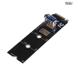 Niki M.2 Nvme Ngff Sata To Pcie X16 อะแดปเตอร์การ์ดขยายเชื่อมต่อ