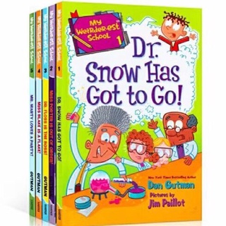 🔥Season 5🔥พร้อมส่ง! My Weirder-est School ชุด 5เล่ม ไม่มีกล่อง นิทานเด็ก หนังสือเด็ก ภาษาอังกฤษ Eng