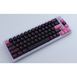 GMK Black lotus keycaps, 129 คีย์ keycaps Cherry Profile DYE-SUB ส่วนบุคคล GMK Keycaps สำหรับคีย์บอร์ด/เกมคีย์บอร์ด (ขายเฉพาะ keycaps)