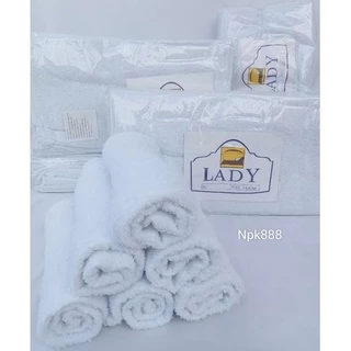 ผ้าขนหนู LADY & TUC 15x30 นิ้ว แพ็ค 1 โหล (12 ผืน) คละสี/ฟ้าล้วน/ชมพูล้วน/เขียวล้วน/ส้มล้วน/นำ้ตาลล้วน/ขาวล้วน