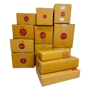เบอร์ D+11 กล่องไปรษณีย์ กล่องพัสดุ ทำจากกระดาษ KA มีพิมพ์จ่าหน้า