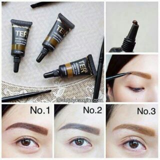 TER Masterpiece 3D Eyebrow Tattoo Waterproof 8 g. + แปรง แท้