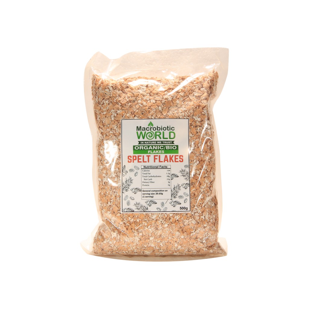 Organic/Bio Spelt Flakes | สเปลท์ แฟล็กซ์ 500g