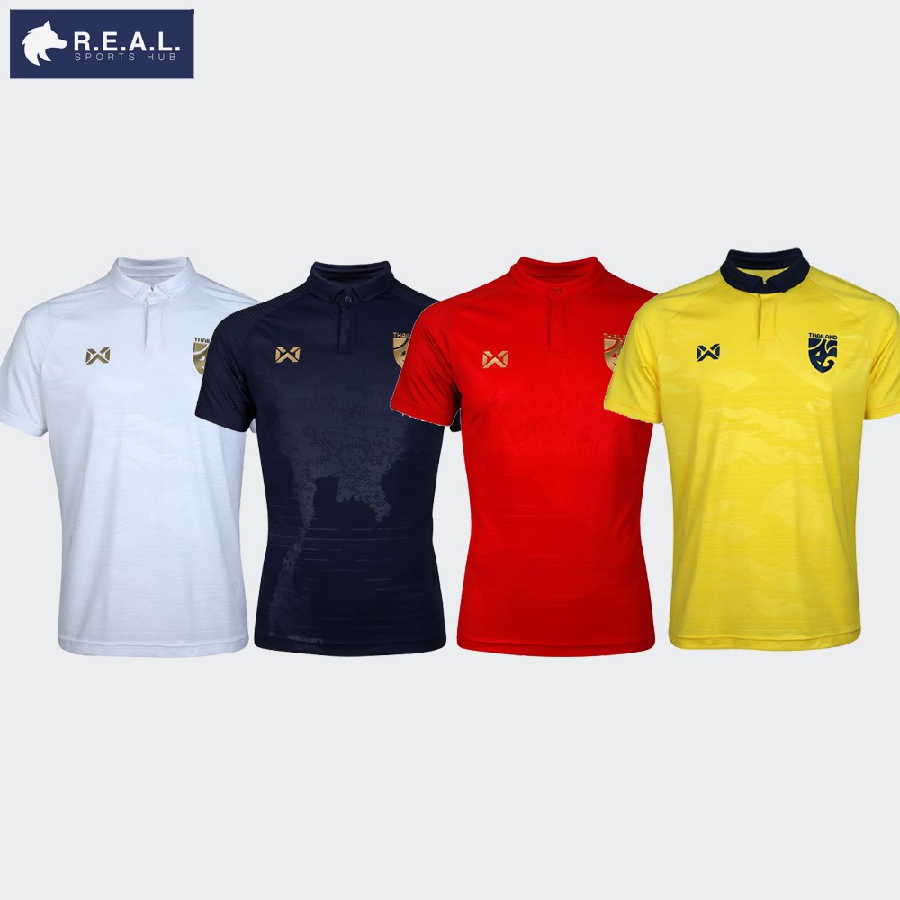 ลด65.-ใส่โค้ดTHIKWX1N Warrix เสื้อแข่งฟุตบอลทีมชาติไทย Replica 2020 [ WA-20FT52M ]
