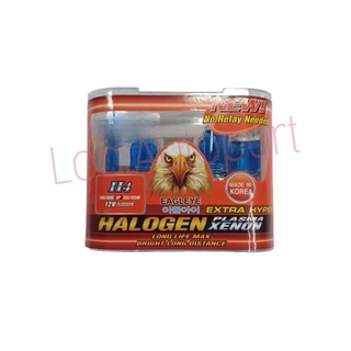 หลอดไฟหน้ารถยนต์ทั่วไป พลาสม่า ซีนอน H4-12v100w อีเกิ้ล