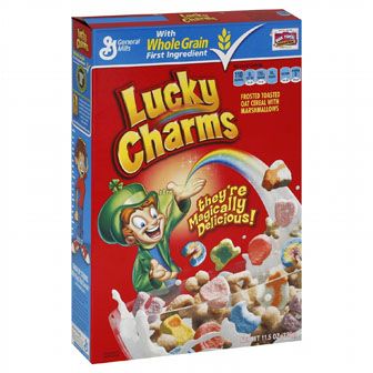 Lucky Charms Cereal with Marshmellows 326g 422g, ซีเรียล ลักกี้ชามส์