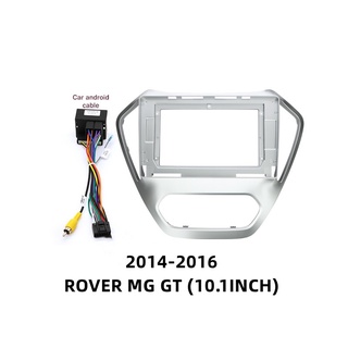 ชุดกรอบแผงหน้าปัด สีเงิน สําหรับ Rover MG GT Fascia 10.1 นิ้ว 2014-2016