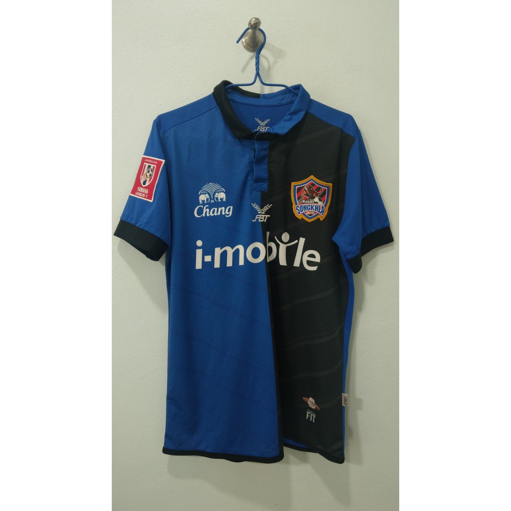 เสื้อฟุตบอล สงขลา ยูไนเต็ด Songkhla United FC ปี 2015 ฟลู ชื่อ เบอร์5 เอกสิทธิ์ ฉาวบุตร อาร์ม