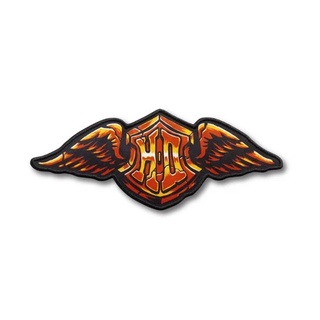 PATCH HARLEY-DAVIDSON STONE WINGS IRON-ON Iron-On Patch