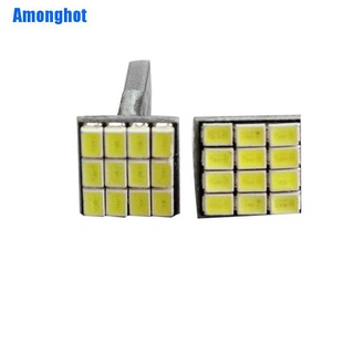 (Amonghot) หลอดไฟเลี้ยวรถยนต์ T10 3020 12 Smd Led สีขาว