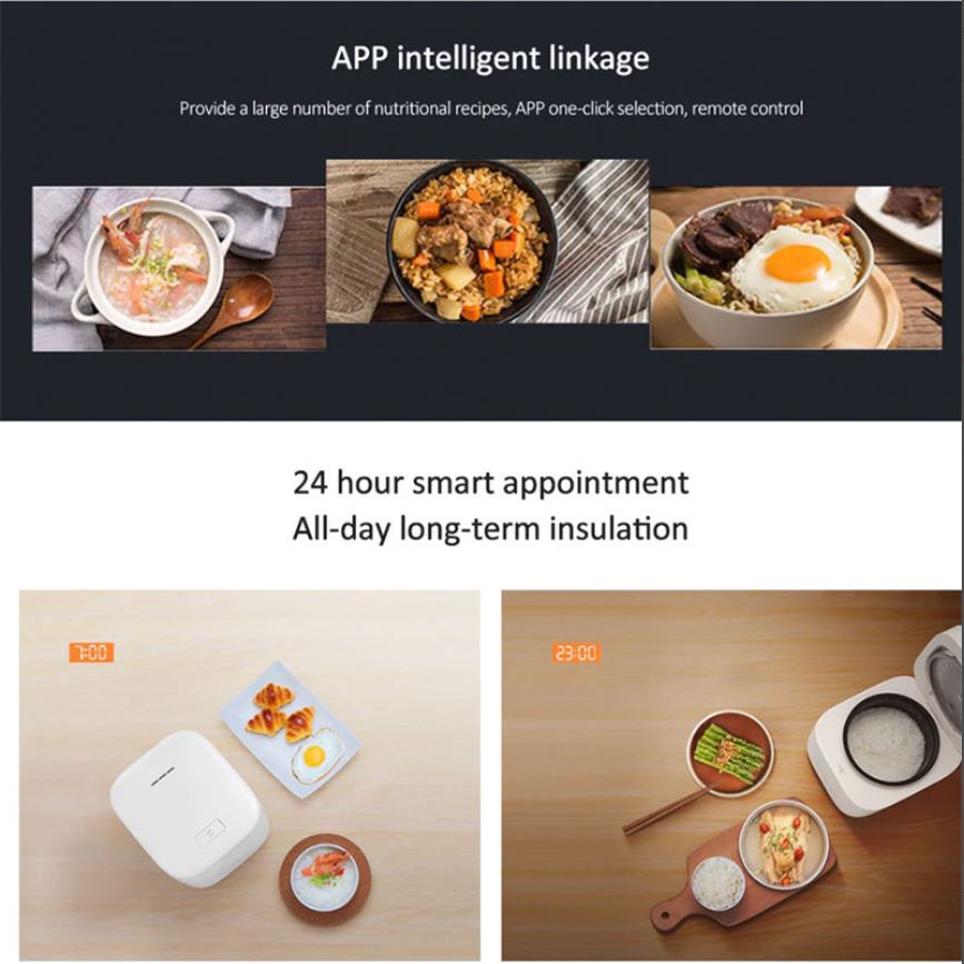 Xiaomi Rice Cooker Non Stick 1.6L APP control หม้อหุงข้าวไฟฟ้าอัจฉริยะ หม้อหุงข้าวดิจิตอล cooker