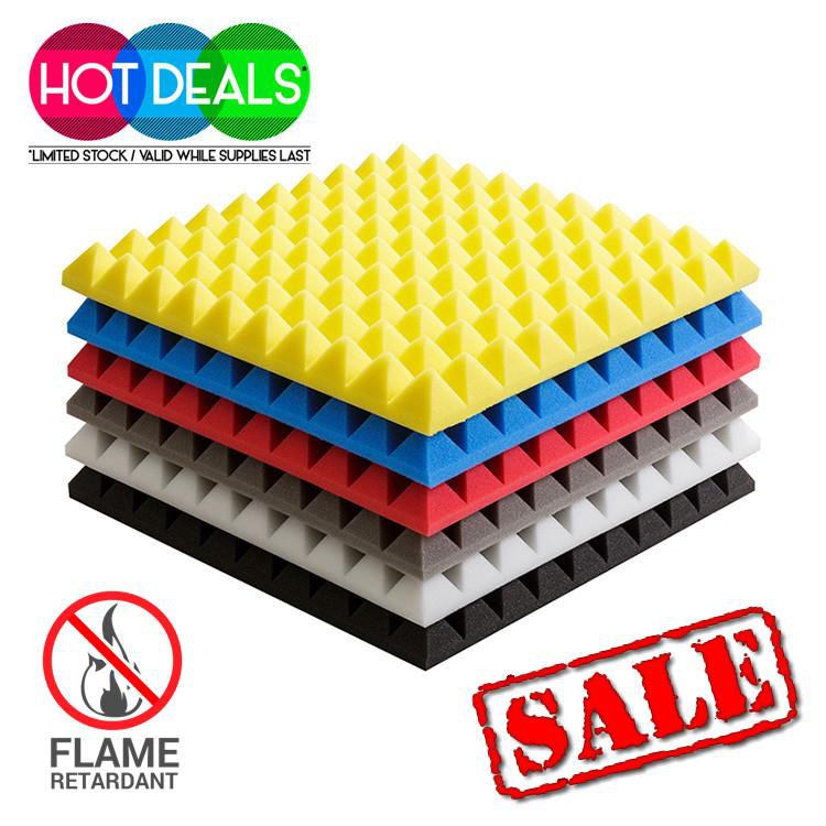 (DAISON) Ktv Studio Pyramid Acoustic Foam Panel ดูดซับเสียง 50x50CM