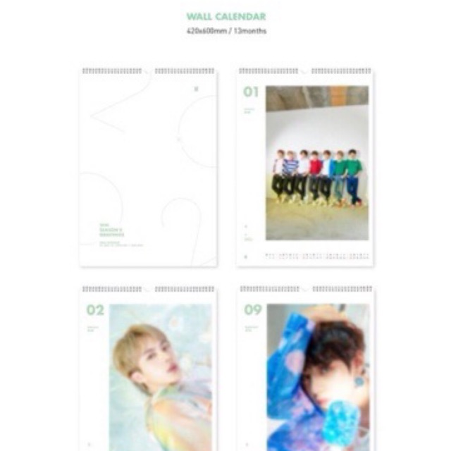 พร้อมส่ง BTS 2020 Season's Greetings & Wall Calendar ซซกต lubpuii