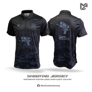 Max Custom Jersey เสื้อยิงปืนแบบใหม่GLOCK