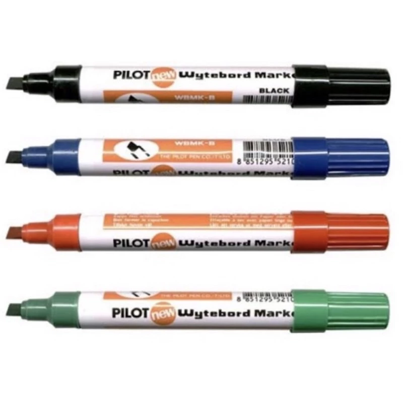 ปากกาไวท์บอร์ด หัวตัด PILOT แพ็ค 12 ด้าม มีให้เลือก 4 สี
