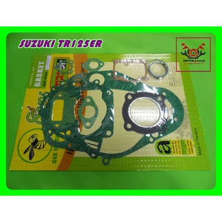 SUZUKI TR125ER TR 125 ER ENGINE GASKET COMPLETE SET // ปะเก็นเครื่อง ชุดใหญ่ "ตราผึ้ง" ครบชุด สินค้าคุณภาพดี