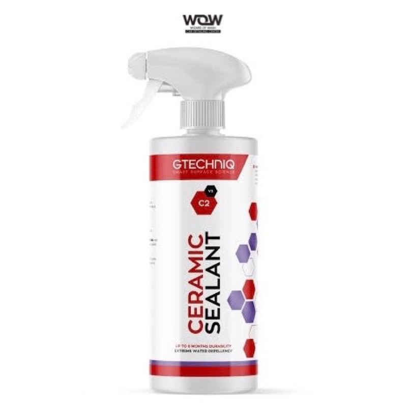 [NEW]GTECHNIQ C2 v.3  Ceramic Sealant Liquid Crystal  - สเปรย์แว๊กซ์สูตรเซรามิค ป้องการการเกาะตัวของ