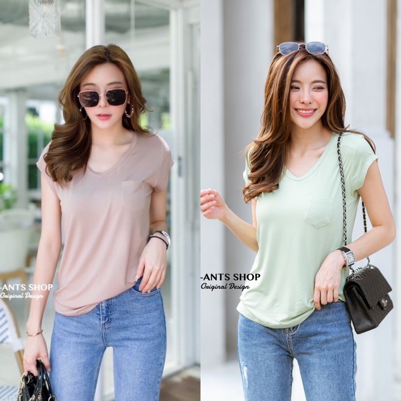 Gi-ants​ 🌺คอยูวีแขนเต่อ กระเป๋าแหลม ผ้าเรย่อน​ CARDIGAN_NISTA​ (GIAA4D)