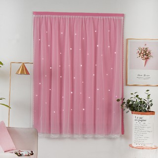 พร้อมส่ง* ผ้าม่าน Curtain ม่าน ม่านเวลโครม่านทึบผ้าม่านกันฝุ่น,ติดตั้งง่าย,หมัดฟรี ไม่ต้องจอก