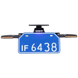 ท้ายสั้น พร้อมไฟเลี้ยวหน้าหลัง KEMiMOTO (plate holder with 4 turn lights)