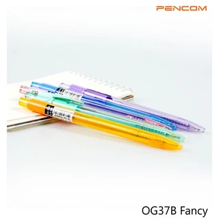 PENCOM OG37B (Fancy) ปากกาหมึกน้ำมันแบบกด