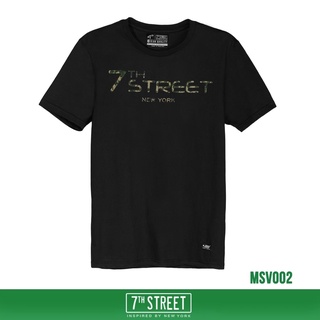 เสื้อยืดแขนสั้นผู้ชาย 7th Street  รุ่น 7th ลายทหาร