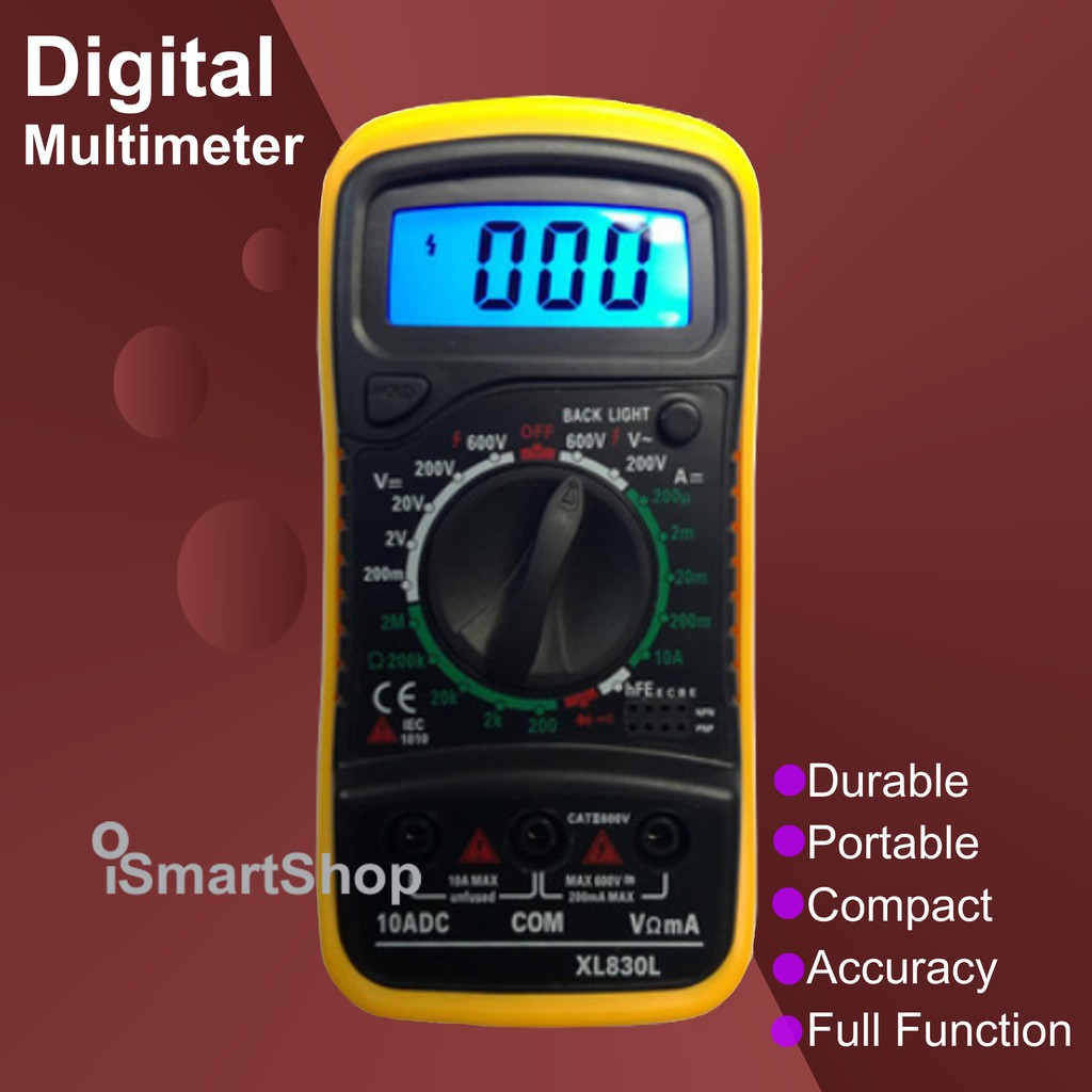 Digital Multimeter มิเตอร์วัดไฟ ขนาดพกพา