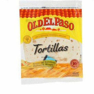 💥โปรสุดพิเศษ!!!💥 Oldelpaso Tortillas แผ่นแป้ง เทอร์ทิลลาร์ โอลด์เอลพาโซ 400กรัม ราสุดฟิน