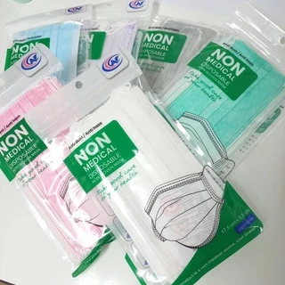 AT.Supershop แมส AT (ซอง10ชิ้น) 3ชั้น มีหลายสี หน้ากาก กันฝุ่น แมส ผ้าปิดจมูก พร้อมส่ง!