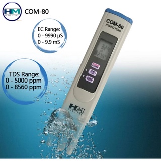 HM Digital COM-80 Ec/TDS / Temp Meter ปากกา วัดค่าน้ำ