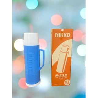 กระติกเก็บน้ำร้อน Nikko ขนาด 0.4 ลิตร , 0.8 ลิตร , 1 ลิตร , 2 ลิตร (แบบพลาสติก) ค่ะ