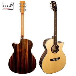 กีต้าร์โปร่งไฟฟ้า Kazuki Exotic Series ไม้ Macassar Ebony พร้อมกระเป๋า