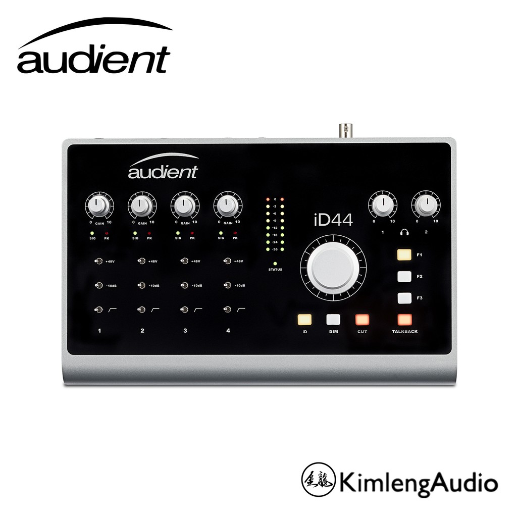 Audient iD44 ออดิโอ อินเตอร์เฟส 20 x 24  with 4 Class A Mic Pre